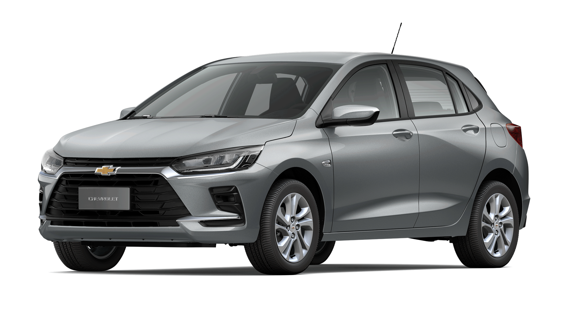 Chevrolet Onix LTZ Turbo plata sharkskin lateral